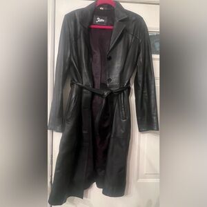 Genuine Leather Women’s Coat